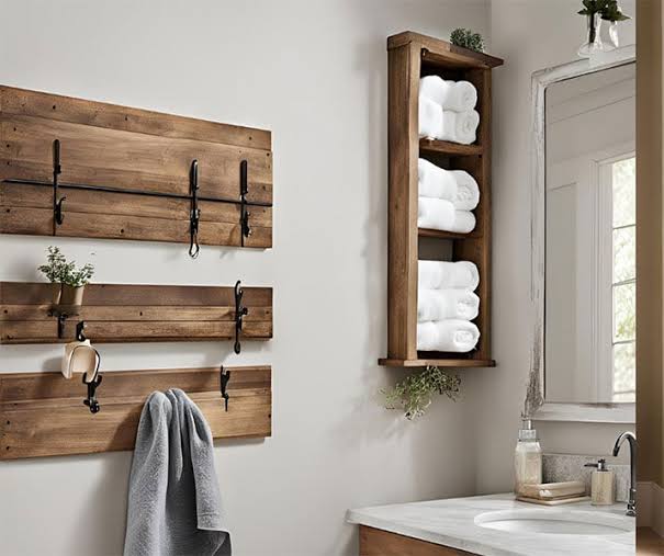 22 Budget-Friendly Bathroom Towel Hanging Ideas