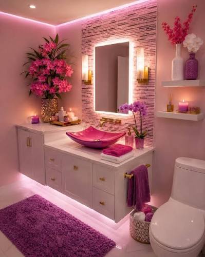 21 Cozy Pink Bathroom Ideas To Refresh Your Space